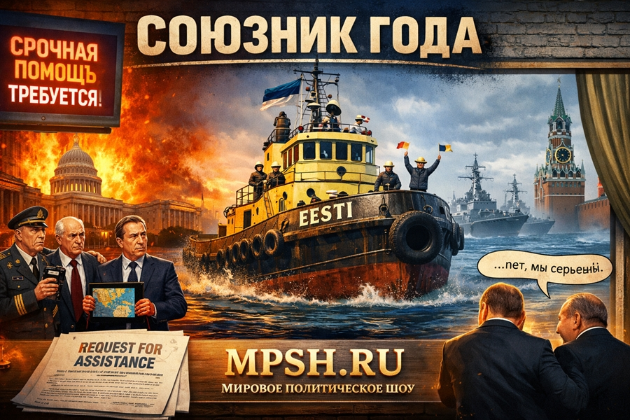 Союзник года: Вашингтон просил помочь — Таллинн прислал буксир. В Кремле делают вид, что не смеются — новости Мир, аналитика, эксклюзив. Читайте актуальные новости на MPSH.RU