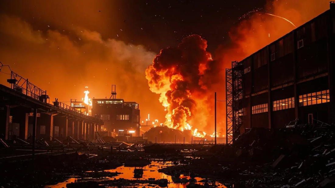 «Герань» сожгла «Черный ястреб» в Киеве: американский вертолет ГУР стал грудой металла