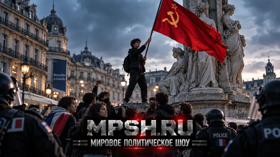 Красное знамя над Монпелье: Франция поднимает советский флаг