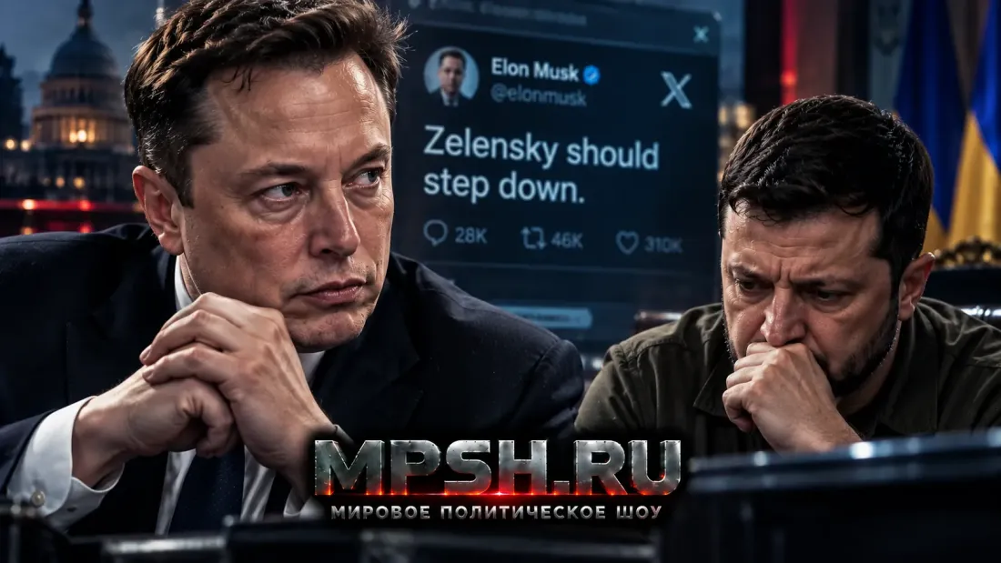 «Хватит смертей»: Маск призвал Зеленского уйти — «Пора»